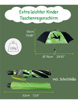 Kinder Regenschirm mit Farbwechsel Fussball