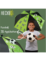 Kinder Regenschirm mit Farbwechsel Fussball