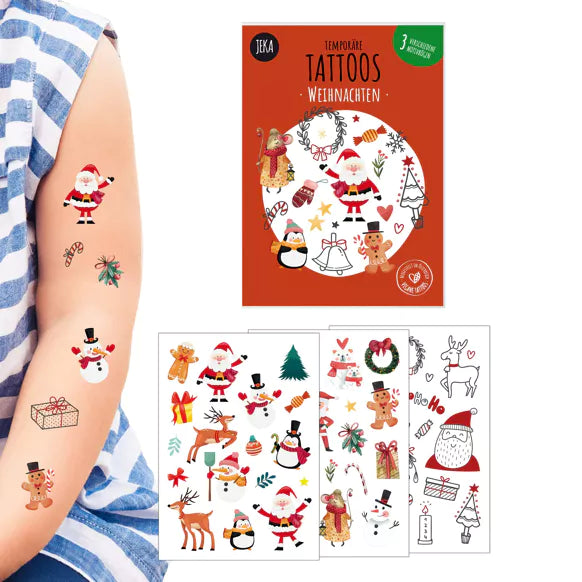 Kinder Tattoo Jeka Weihnachten