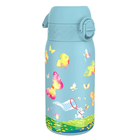 Kinder Thermosflasche Ion8 mit Motiv 350ml Schmetterlinge