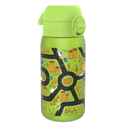 Kinder Trinkflasche Ion8 400ml mit Motiv Auto