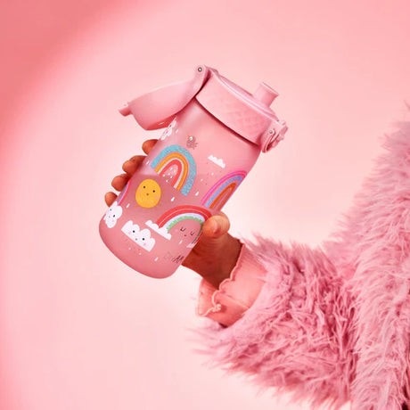 Kinder Trinkflasche Ion8 400ml mit Motiv Regenbogen