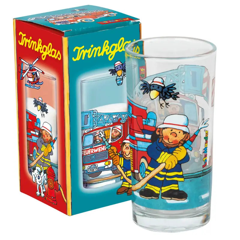 Trinkglas Feuerwehr