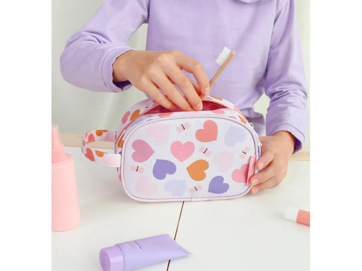 Kinder Necessaire Kulturbeutel ALLC Herz