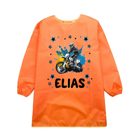Malschürze für Kinder Uni Orange 4-6 Jahre