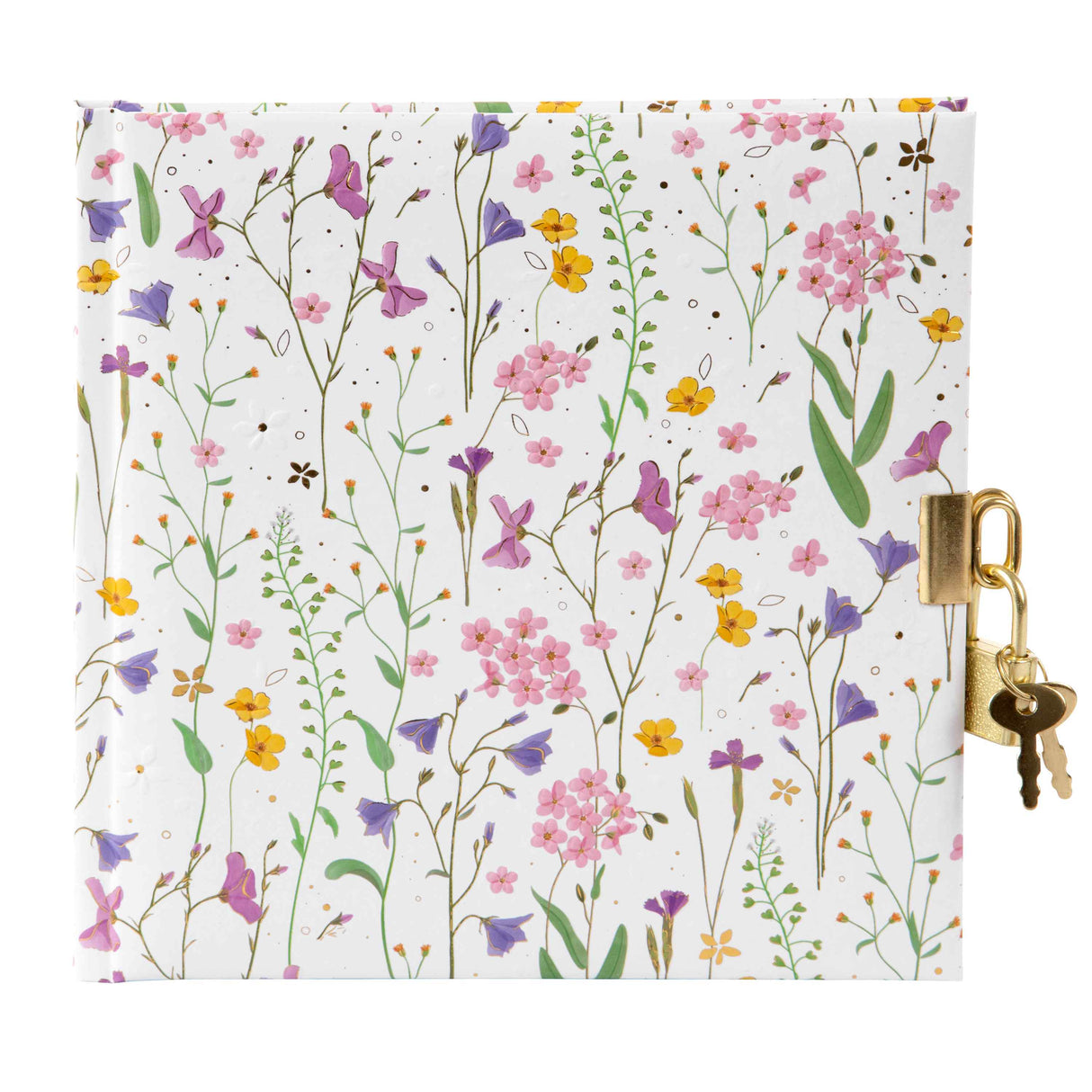 Tagebuch Blumen Weiss