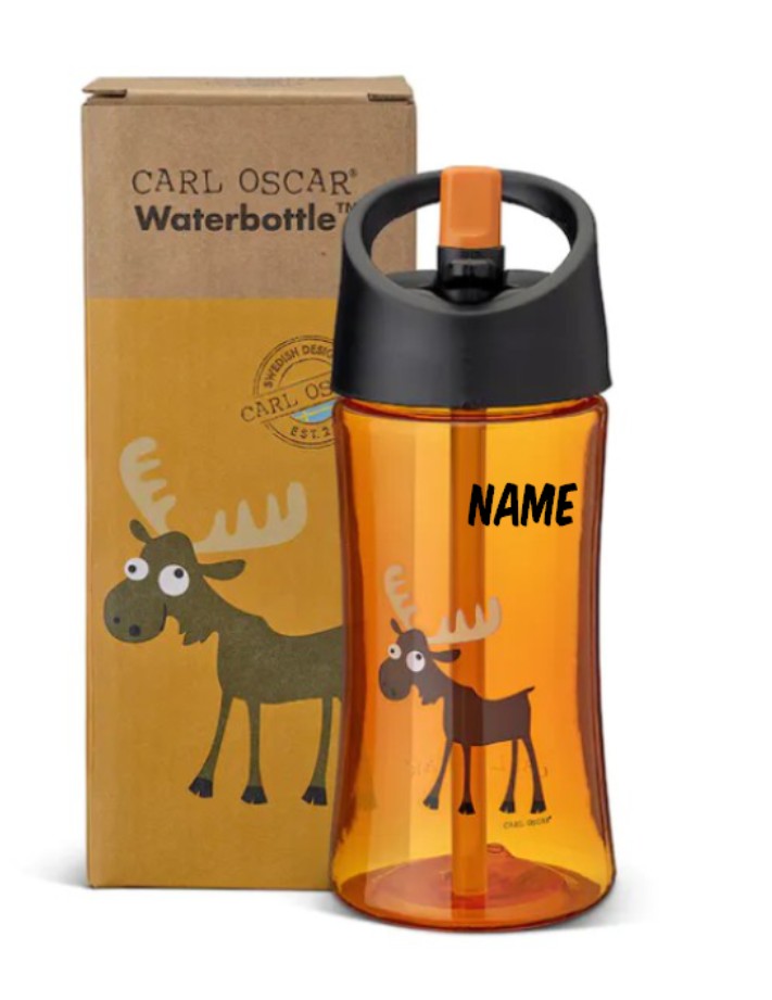 Kinder Trinkflasche Carl Oscar 350ml Orange