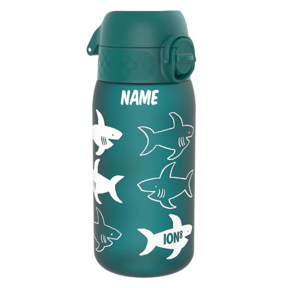 Kinder Trinkflasche Ion8 400ml mit Motiv Haifisch