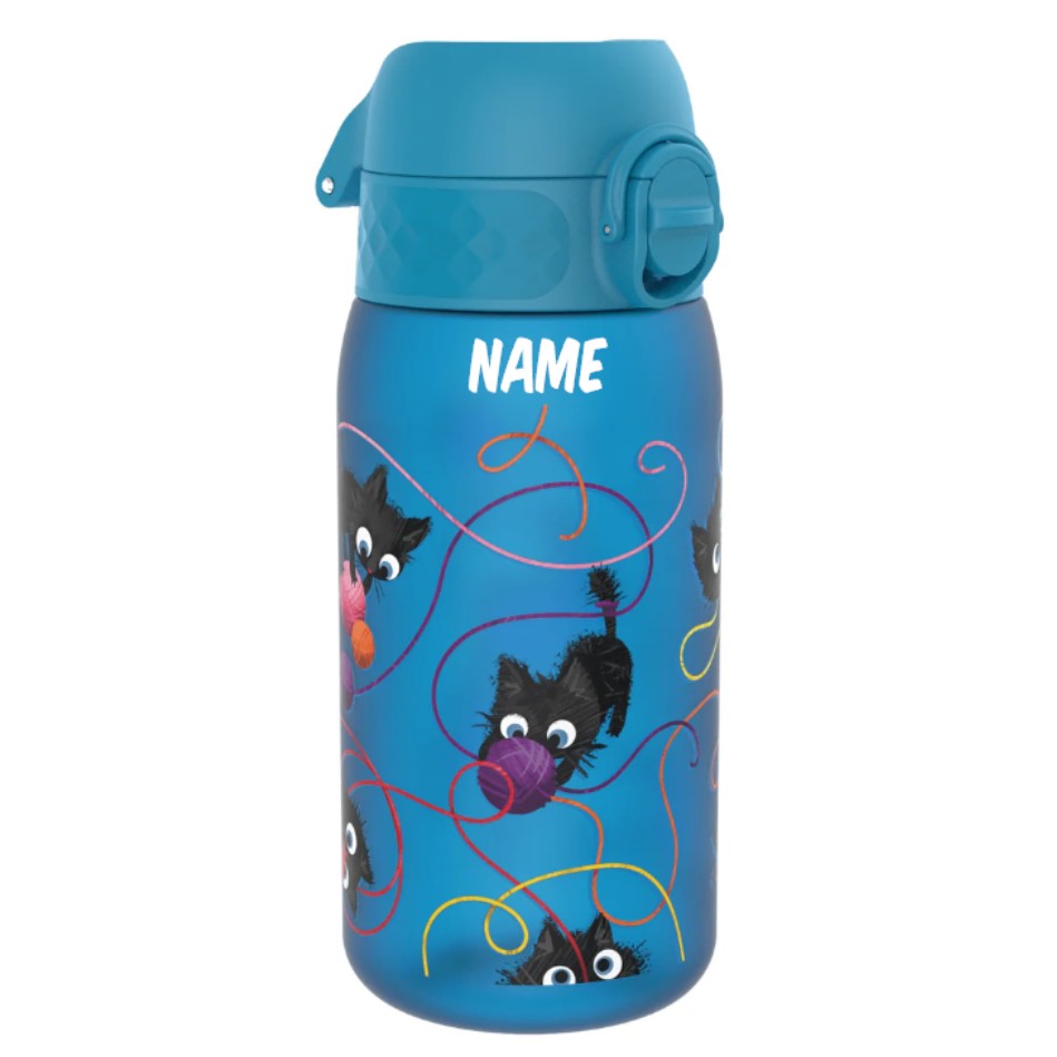 Kinder Trinkflasche Ion8 400ml mit Motiv Kitty