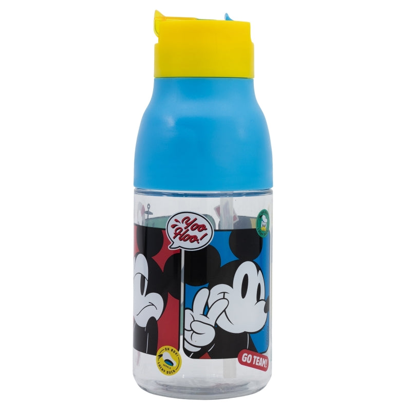 Kinder Trinkflasche Comic mit Doppelverschluss Mickey Mouse