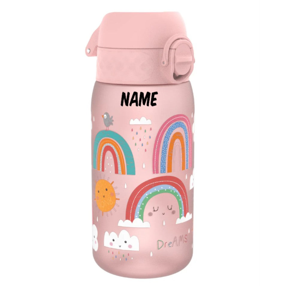 Kinder Trinkflasche Ion8 400ml mit Motiv Regenbogen