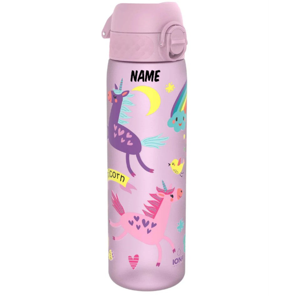 Trinkflasche Ion8 500ml mit Motiv Einhorn