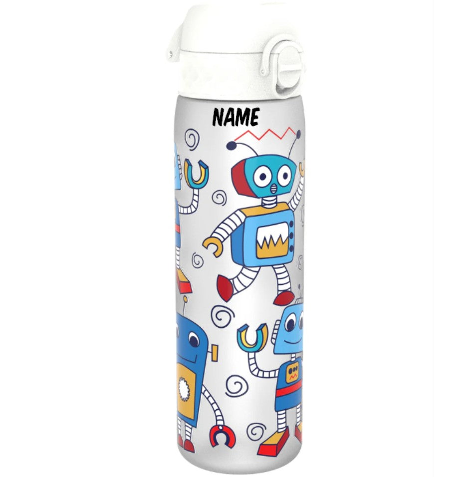 Trinkflasche Ion8 500ml mit Motiv Roboter