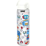 Trinkflasche Ion8 500ml mit Motiv Roboter