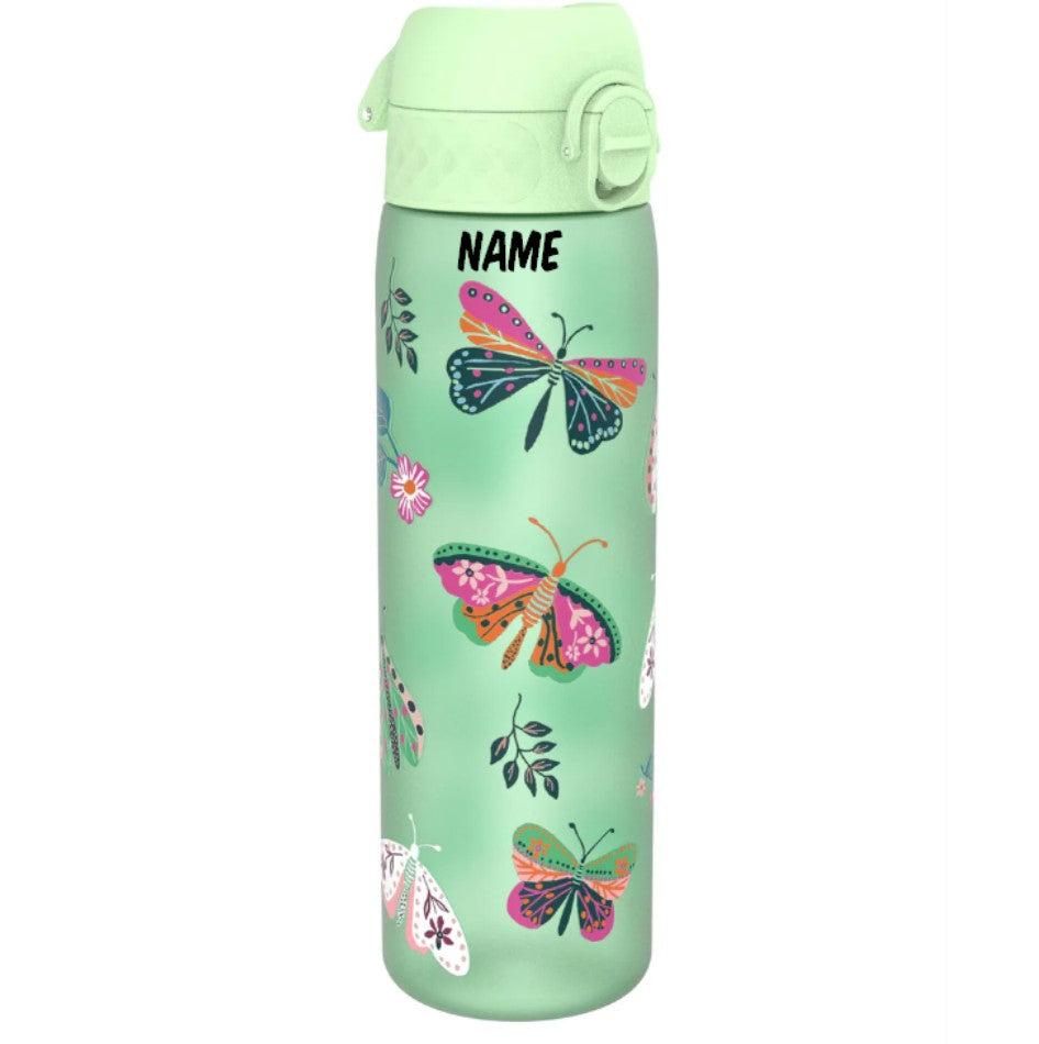 Trinkflasche Ion8 500ml mit Motiv Schmetterling Mint
