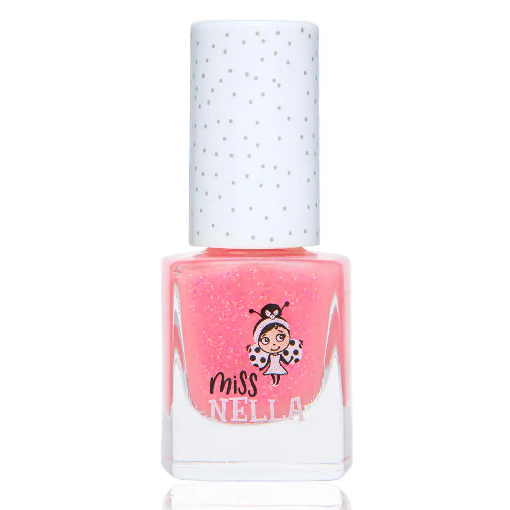 Miss Nella Kinder Nagellack Glitzer Coral