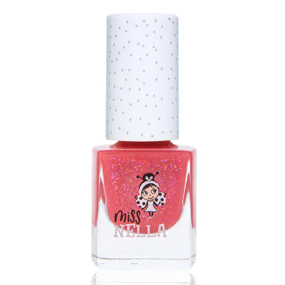 Miss Nella Kinder Nagellack Glitzer Dunkelpink