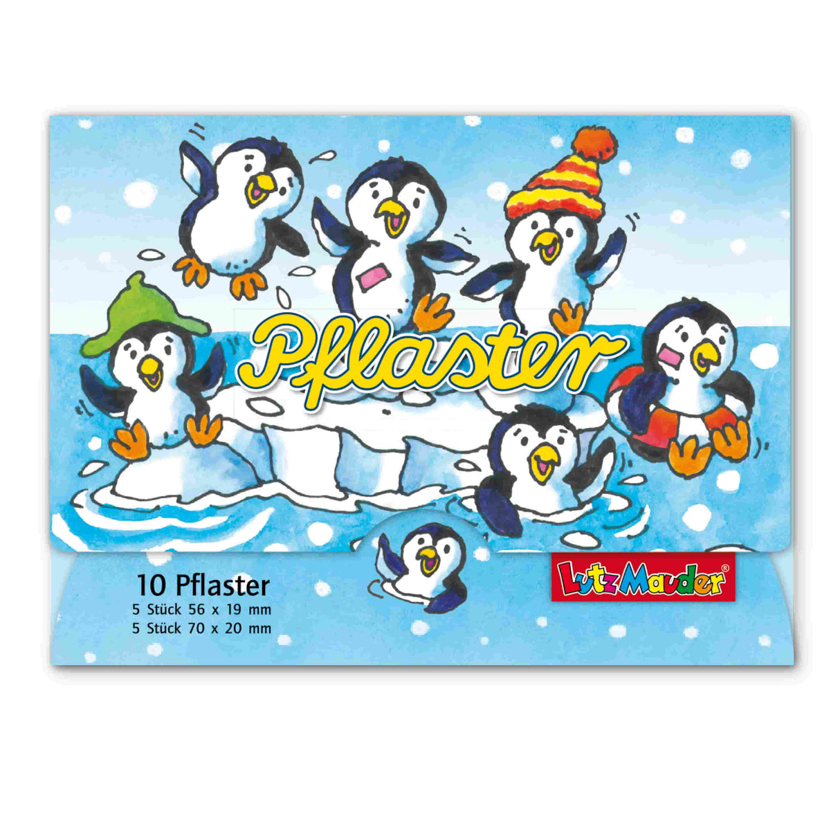 Kinderpflaster Pinguin Winter