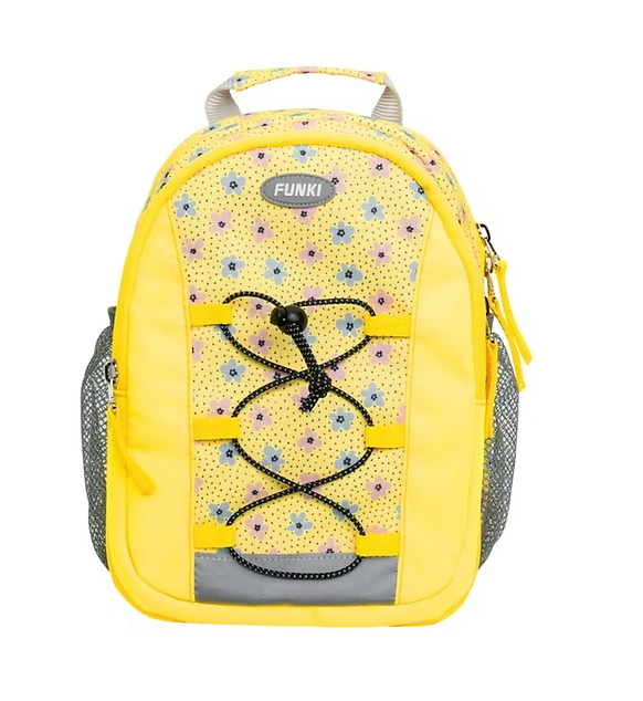 Kindergartenrucksack Funki Blumen Gelb