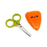 Kinderschere Karotte mit Schutzhülle assortiert