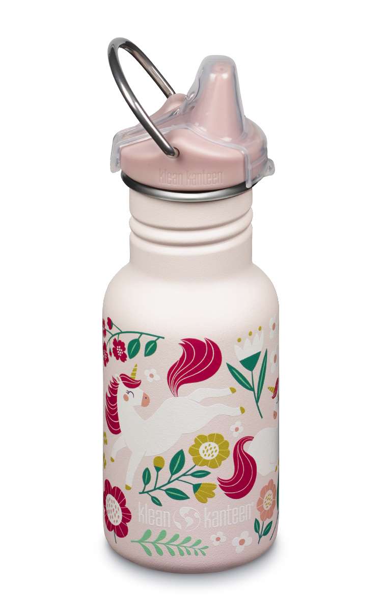 Kinder Edelstahl Trinkflasche Klean Kanteen Sippy Leaping Unicorn