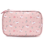 Kinder Necessaire Kulturbeutel Vogel Rosa