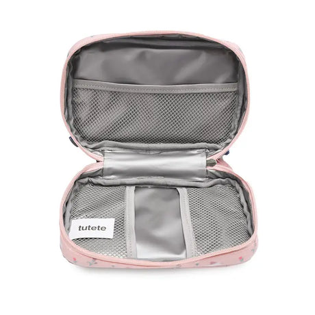 Kinder Necessaire Kulturbeutel Vogel Rosa