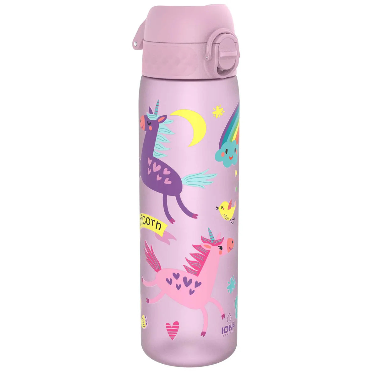 Trinkflasche Ion8 500ml mit Motiv Einhorn