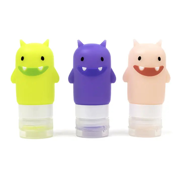 Yumbox Quetschflaschen für Saucen oder Creme - Monster