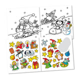 Mini Malbuch Weihnachten mit Sticker assortiert