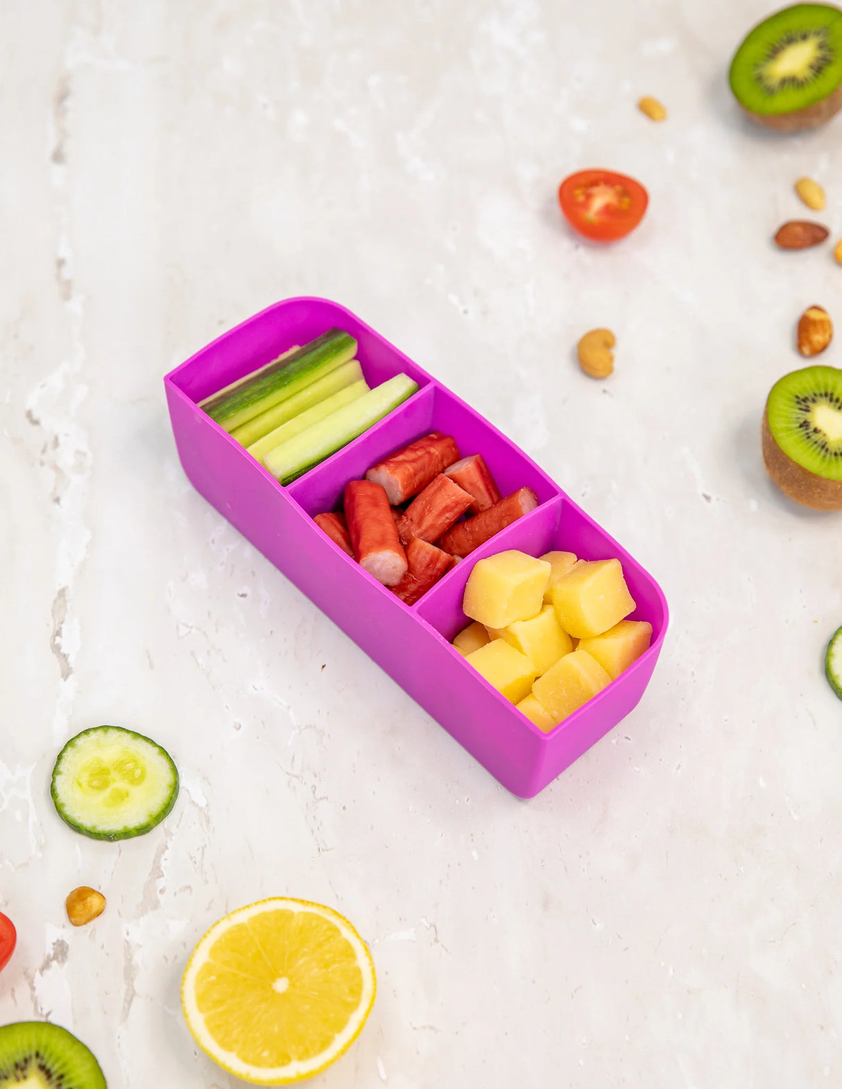 Znünibox Zubehör MontiiCo Silikonform Feast Fuchsia