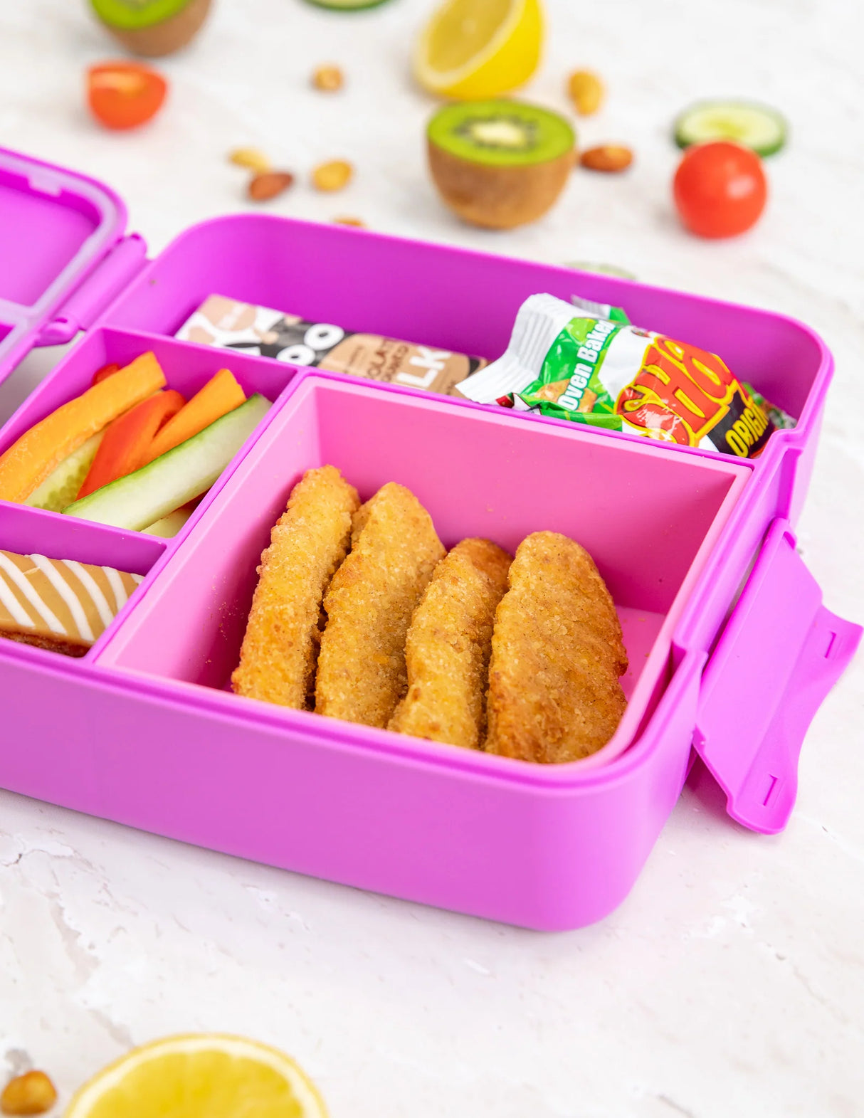 Znünibox MontiiCo Lunchbox Bento Feast Fuchsia