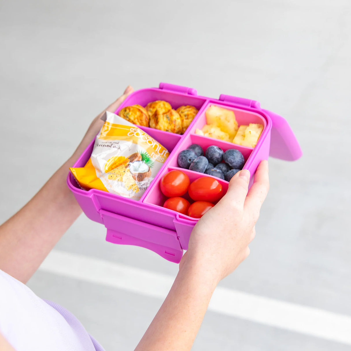 Znünibox MontiiCo Lunchbox Bento Bite Fuchsia