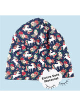 Kinder Beanie Mütze & Loop Schal Reflektierend Einhorn