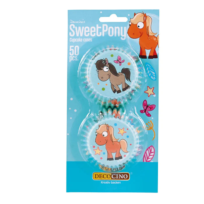 Muffinförmchen Set Pony 50 Stück