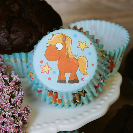 Muffinförmchen Set Pony 50 Stück