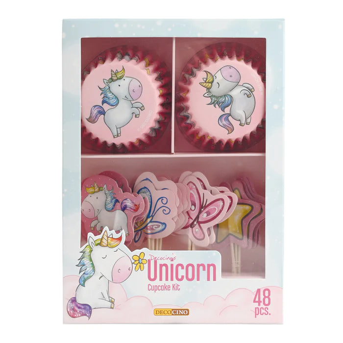 Muffinförmchen Set Einhorn