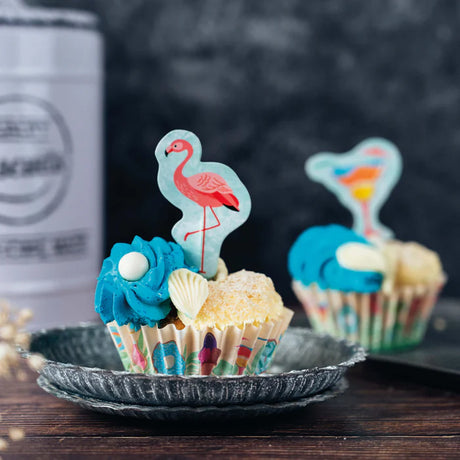 Muffinförmchen Set Flamingo