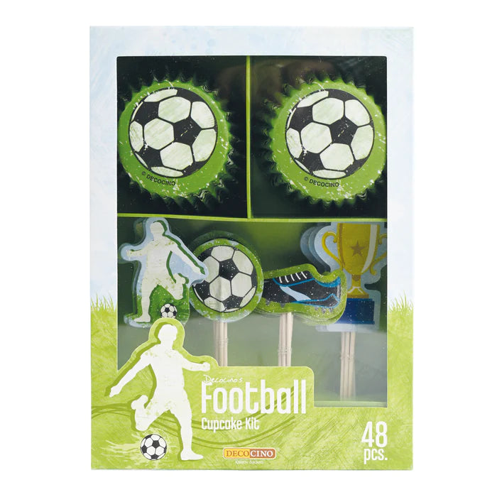 Muffinförmchen Set Fussball