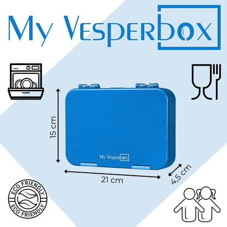 Znünibox My Vesperbox Len Blau
