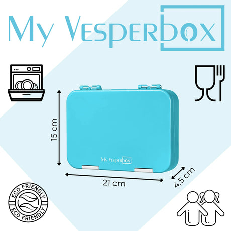 Znünibox My Vesperbox Len Hellblau