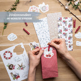 Osternest Papiertüten mit Anhänger Aquarell