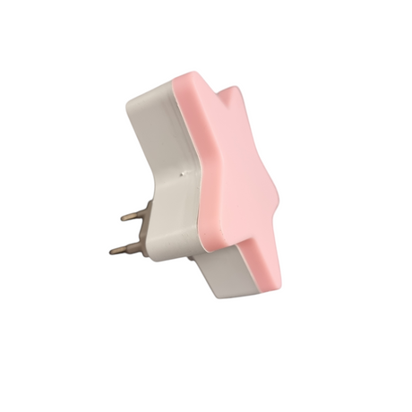 Nachtlicht Steckdose Stern LED Rosa