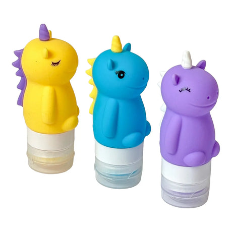 Yumbox Quetschflaschen für Saucen Einhorn