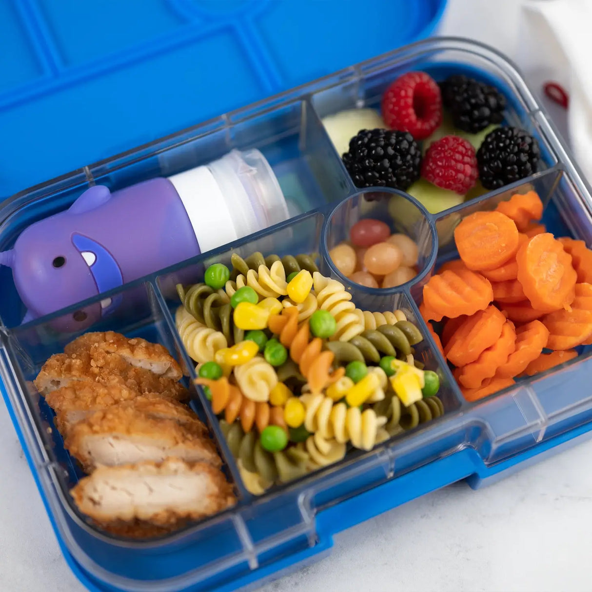 Yumbox Quetschflaschen für Saucen Einhorn