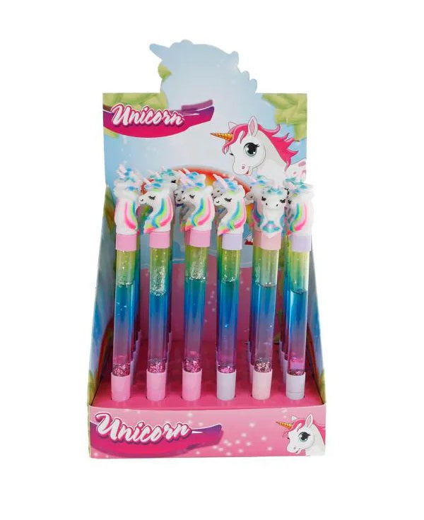 Kugelschreiber Glitzer Einhorn