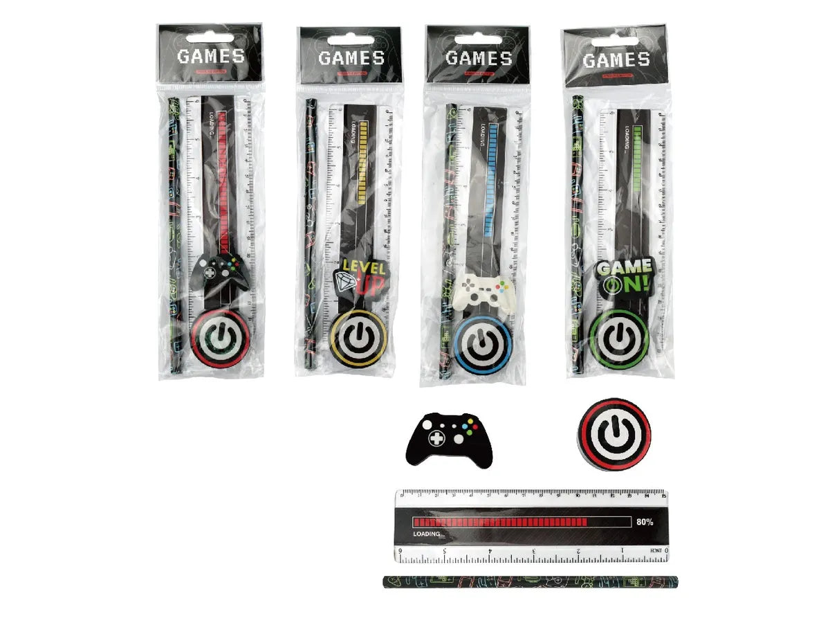 Schreibset Gamer