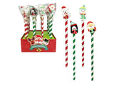 Bleistift mit Radiergummi Weihnachten assortiert