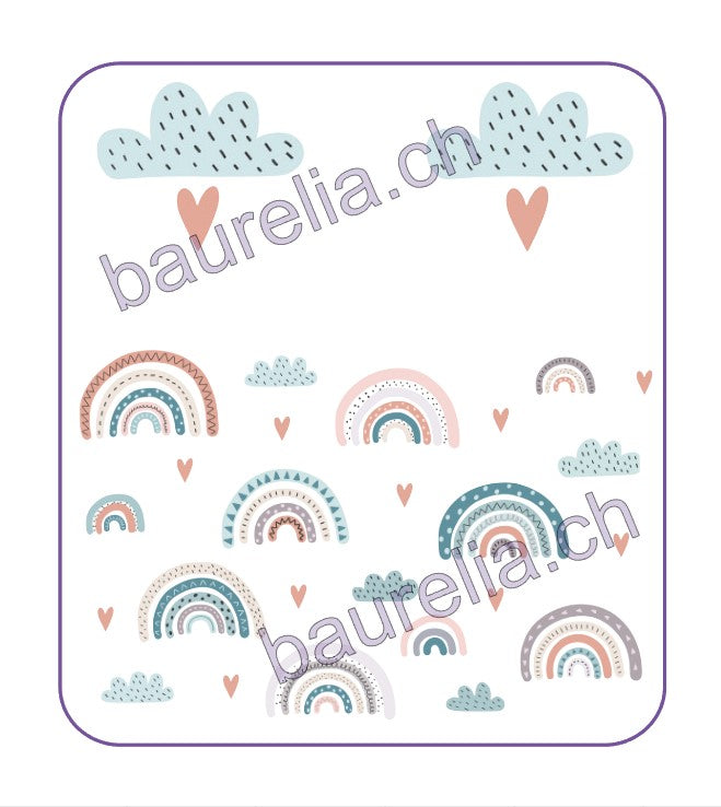 Baurelia Box Inlay bedruckt Regenbogen 1