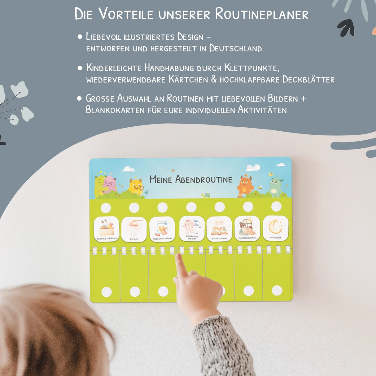 Routineplaner (Morgen & Abend) - Motiv Monster Mutmacherbande